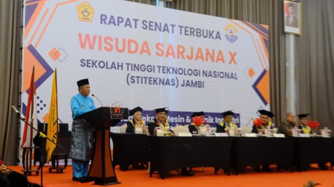 Wakil Gubernur Jambi Dorong Lulusan Stiteknas Ubah Potensi Daerah Jadi Produk Bernilai Tambah